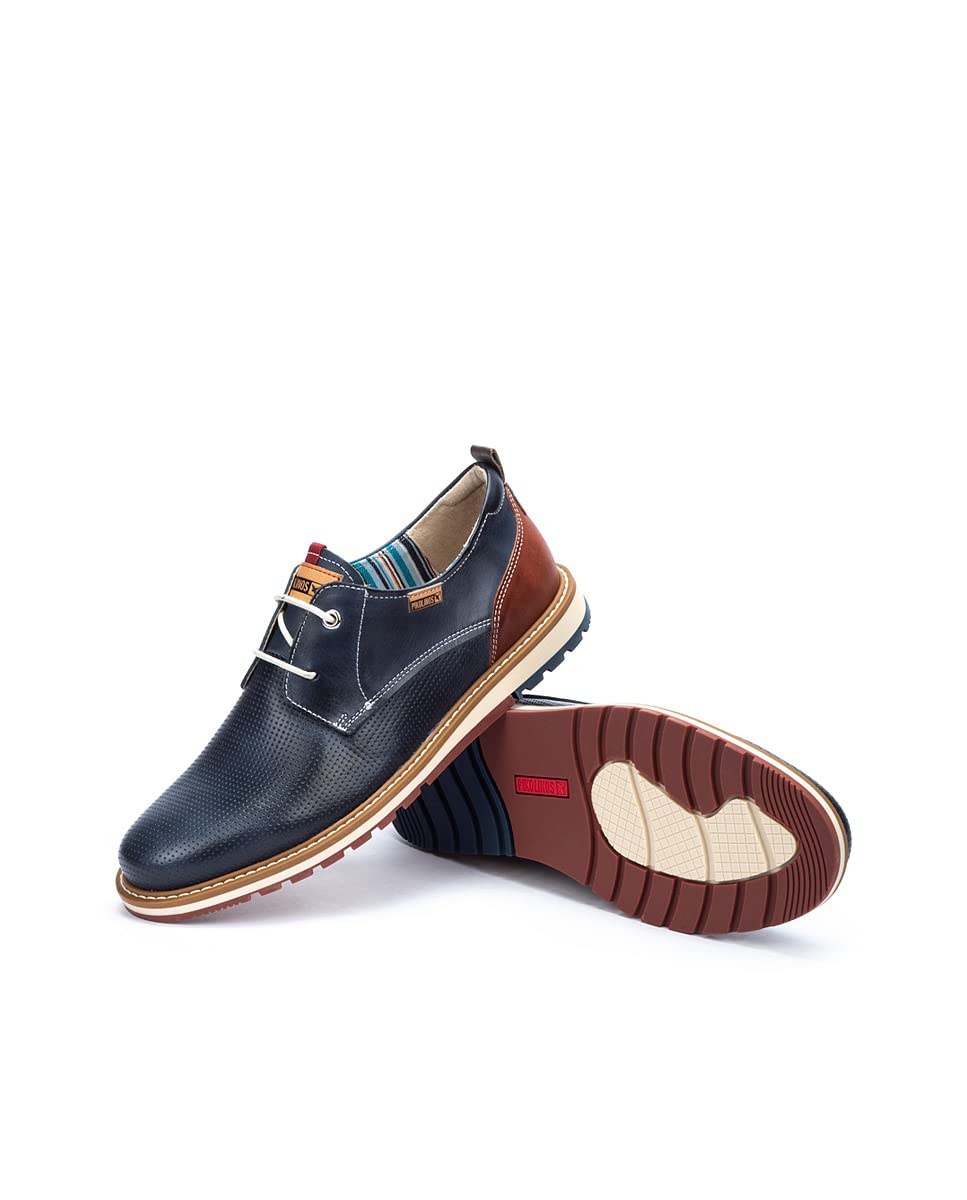PIKOLINOS Lace-up Shoes/Lace-ups Leather Berna for Man Blue