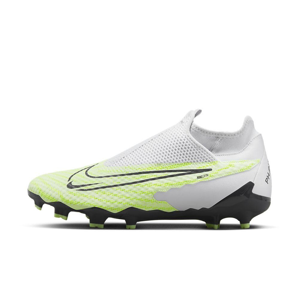 Nike Phantom GX Academy DF FG Firm Ground Soccer Cleats - BarelyVolt/Grey/Grape 9.5M/11W