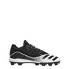 Adidas Mens Icon V Md Baseball Shoes Black/White 7.5