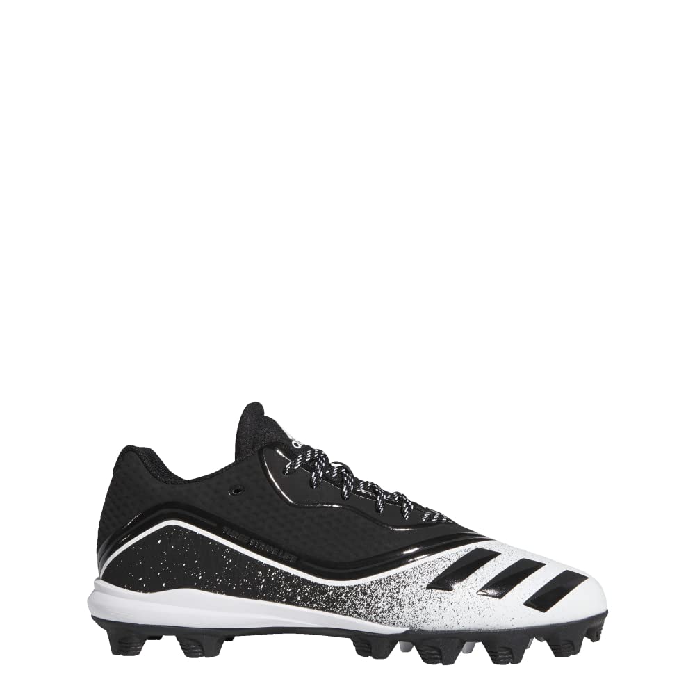 Adidas Mens Icon V Md Baseball Shoes Black/White 7.5