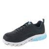 Skechers Work Glide Step SR Work Shoe 108086 Womens Oxford 75 BM US CharcoalLight Blue