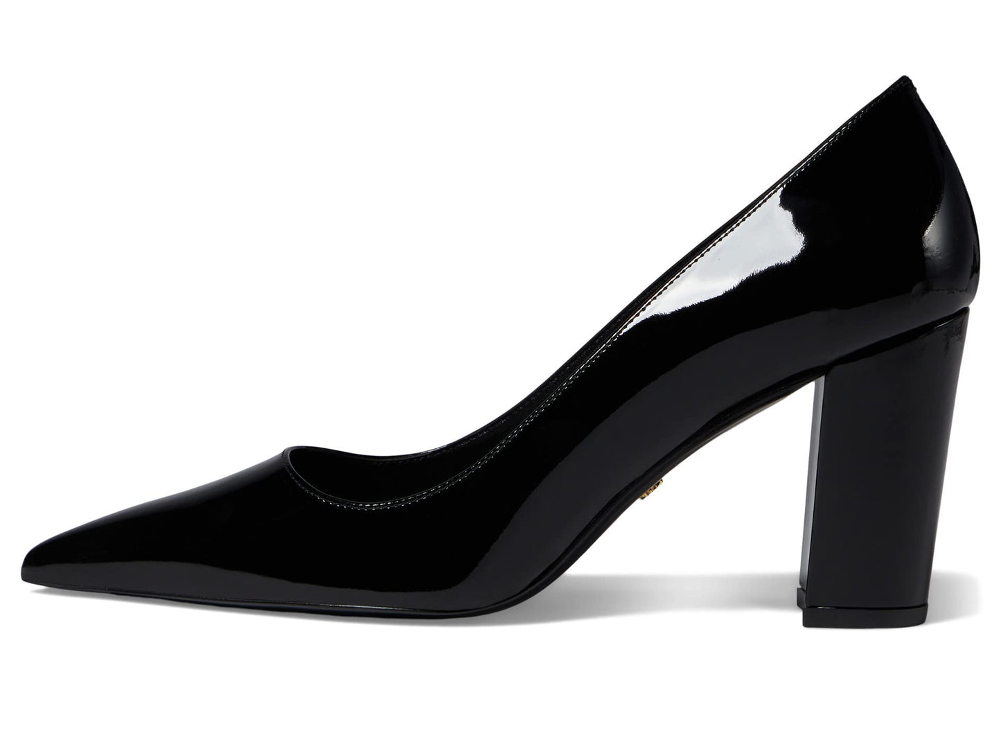 Stuart Weitzman Stuart 85 Block Pump Black 9 B