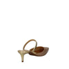 Michael Kors Jessa Flex Mule Kitten Camel 8.5 M