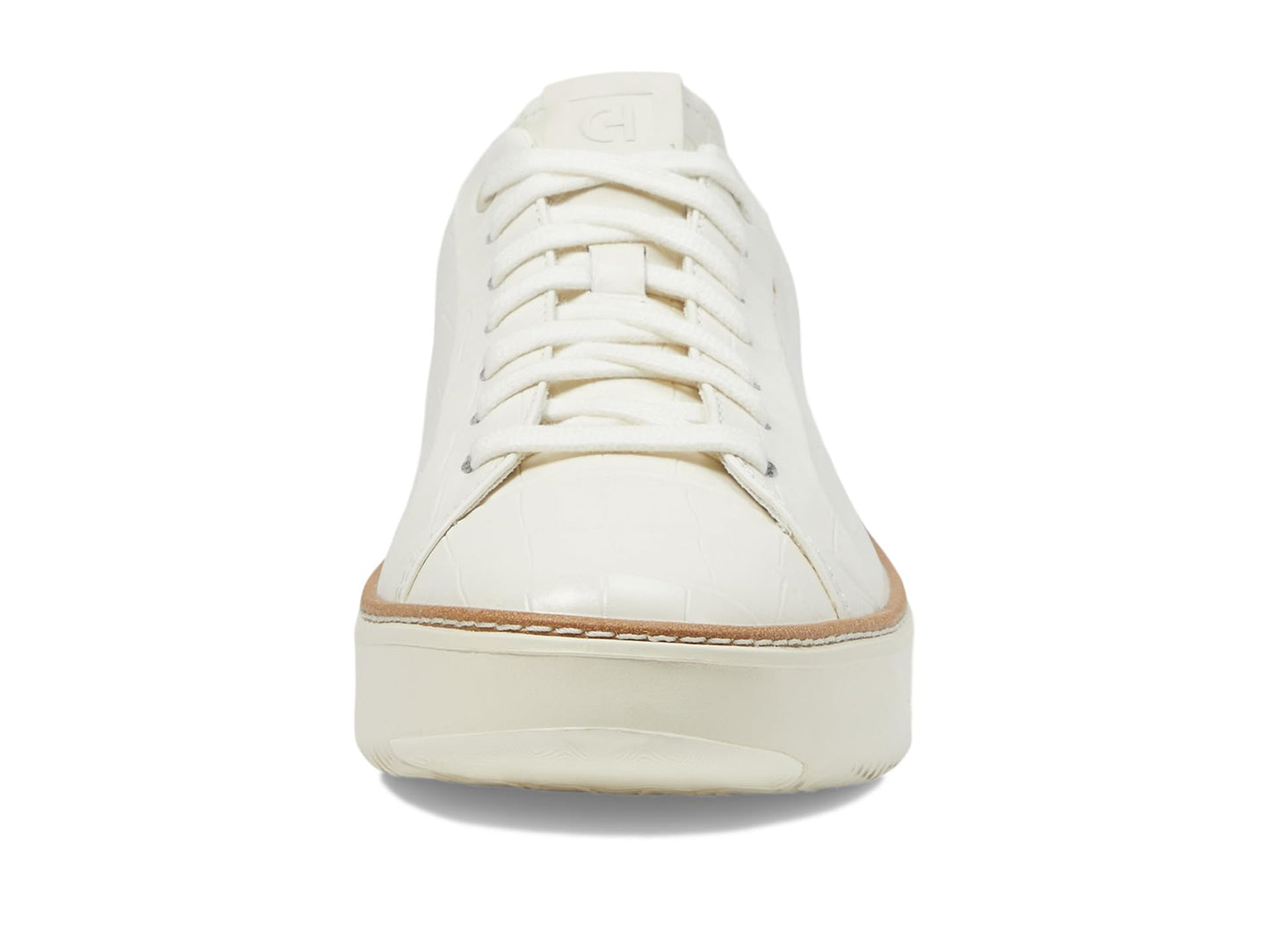 Cole Haan Women's Grandpro Topspin Sneaker, Ivory Croc Print, 8.5-B US