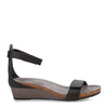 NAOT Footwear Women's Mermaid Wedge Black Raven Lthr 4-4.5 N US