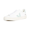 Veja Women's Campo Sneakers, Extra-White/Matcha, 11 Medium US