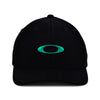 Oakley Tin Can Premium Flex Stretch-Fitted Cap Black/Teal