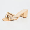 SCHUTZ Women's Palha Block Heels, Raffia, Tan, 10 Medium US
