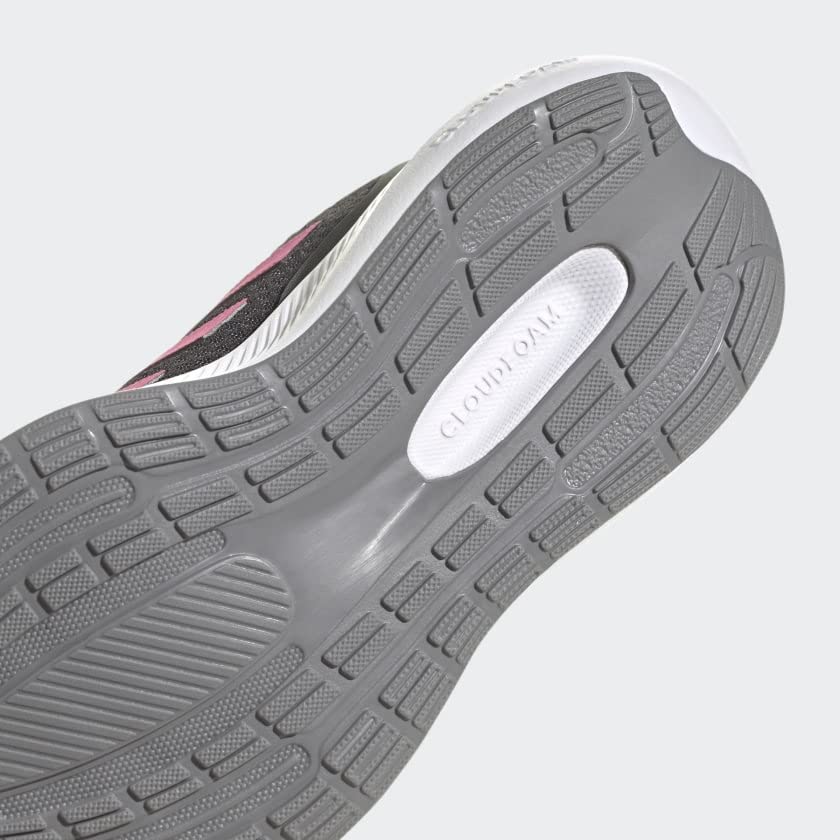 adidas Falcon 3 Sport Lace Shoes Kids', Black, Size 13.5K