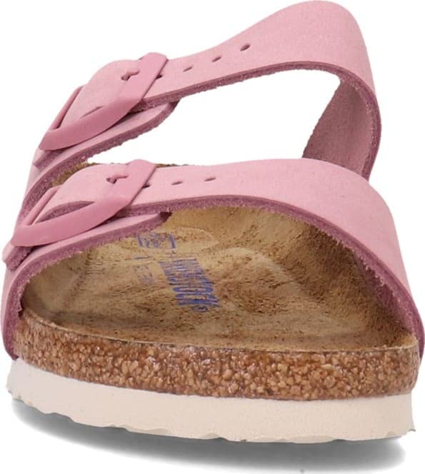 Birkenstock Women's, Arizona Soft Footbed Sandal - Narrow Width Orchid