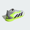 adidas Soccer Predator Accuracy.3 Indoor (Little Kid/Big Kid) Footwear White/Core Black/Lucid Lemon 2.5 Little Kid M