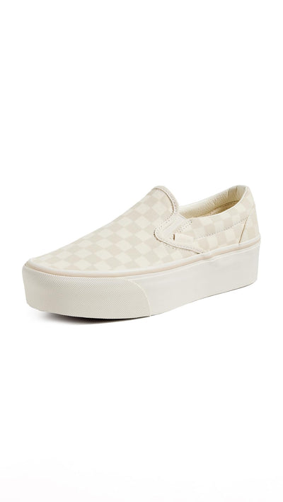 Vans Classic Slip On Unisex Shoes Size 12, Color: Color Theory Checkerboard-Green