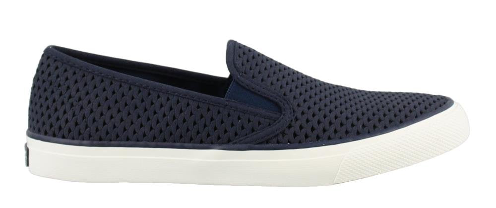 Sperry Top-Sider Women's Seaside Slip On Perf Slip-on Loafer, Navy, 5 M US