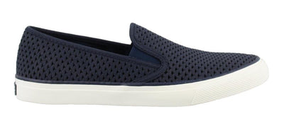 Sperry Top-Sider Women's Seaside Slip On Perf Slip-on Loafer, Navy, 5 M US