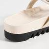 Tory Burch Women's Miller Cloud Lug Sole Sandals, New Cream/Perfect Black, 7 Medium US