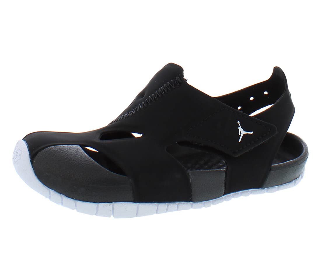 Jordan Flare (Infant/Toddler) Black/White 10 Toddler M
