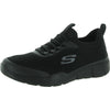 Skechers Men's Memory Foam Mesh Knit Bungee Lace Athletic Sneaker (12, Black, Numeric_12)