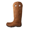 Twisted X Men's 17" Snake Boot, Moc Toe, Distressed Saddle & Saddle, 13 M