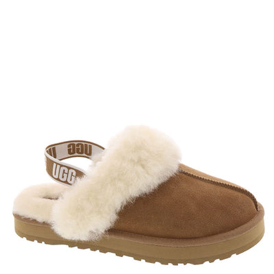 UGG Unisex-Child Funkette Slipper, Chestnut, 7