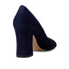 Stuart Weitzman Curveblock 85 Pump Nice Blue 8.5 B
