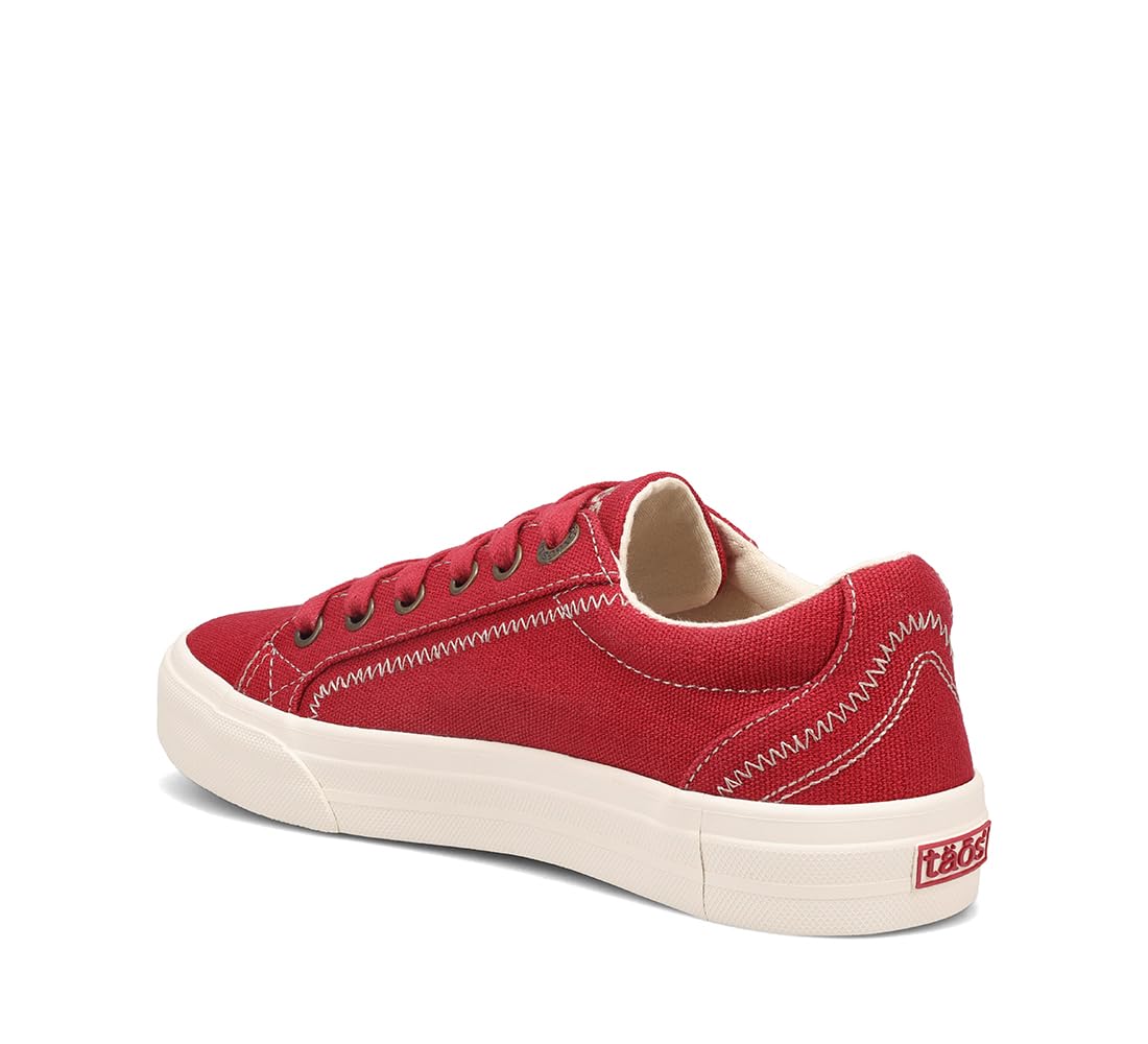 Taos Plim Soul Women's Sneaker-Stylish Platform Sneaker with Curves & Pods Removable Footbed, Arch Support, Classic Design for Everyday Fashion, All Day Comfort Red 10 (W) US