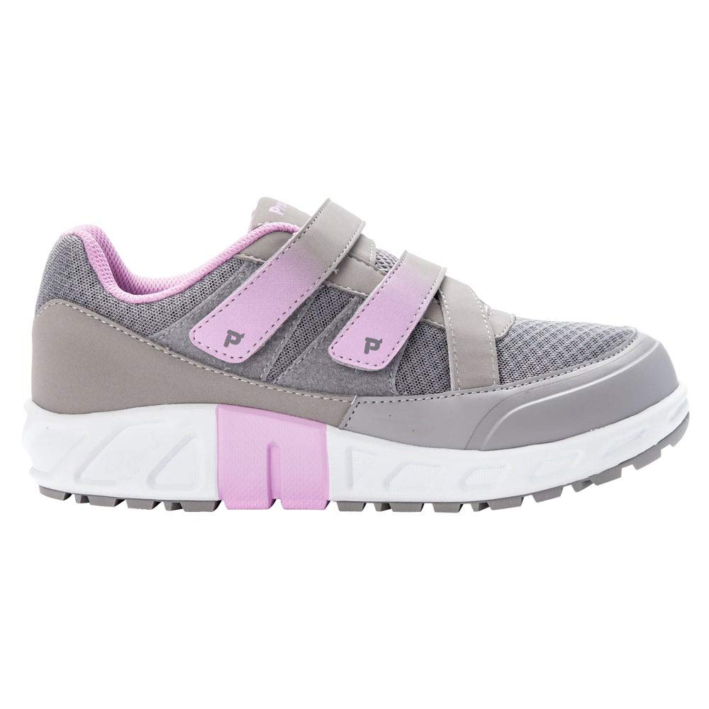 Propet Matilda Strap Women's Wellness Shoe Grey/pink - 7 Xx-wide