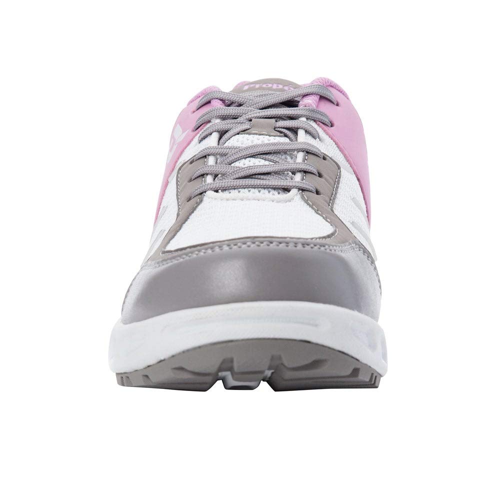 Propet Women's Matilda Shoe, White/Pink, 8.5 2E US