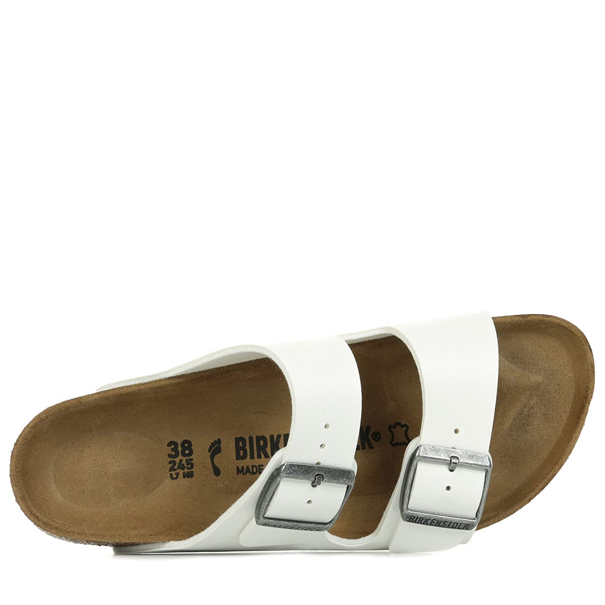 Birkenstock Women's Open Toe Sandals, White, 3.5 UK