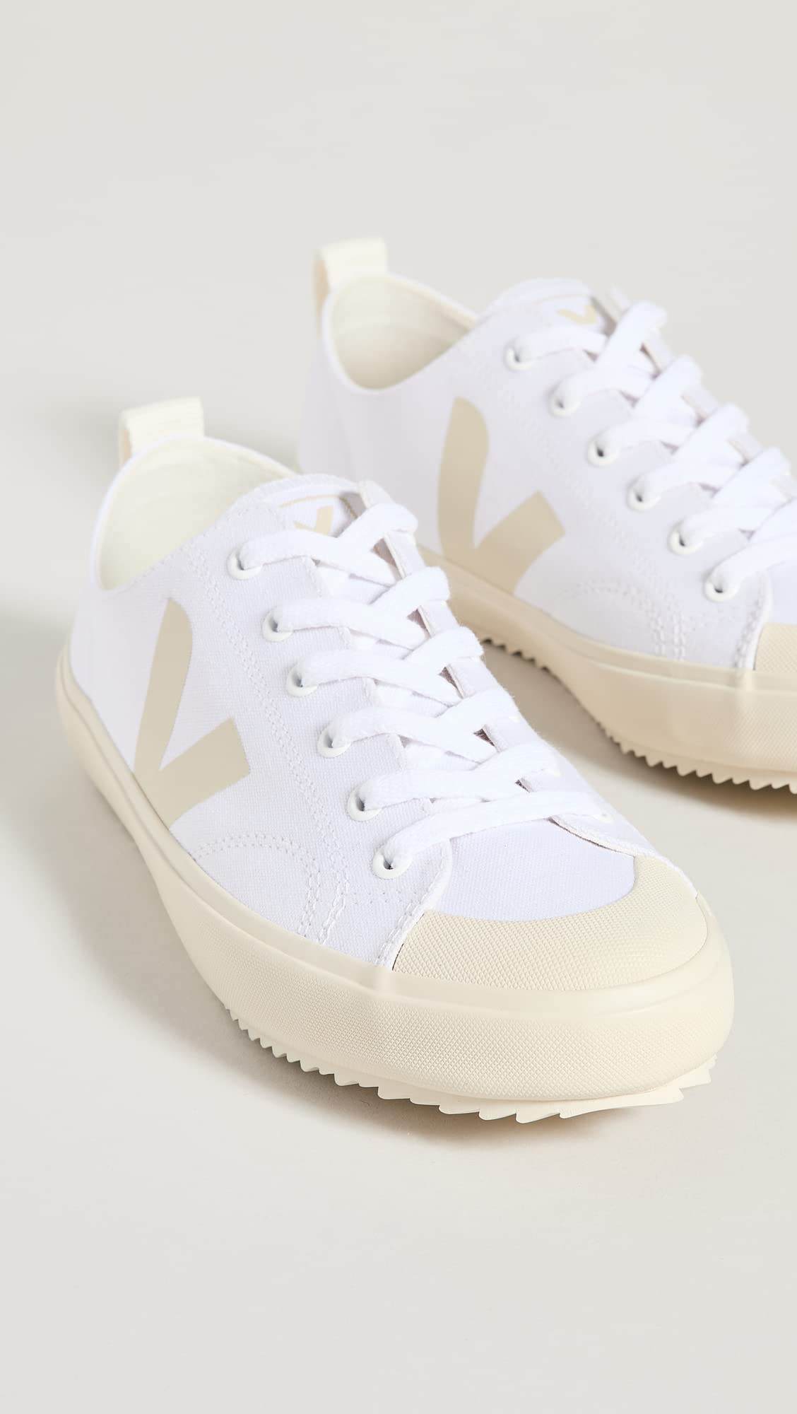 Veja Men's Nova Sneakers, White/Pierre, 12 Medium US