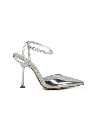 Michael Kors Imani Pump Silver 6 M