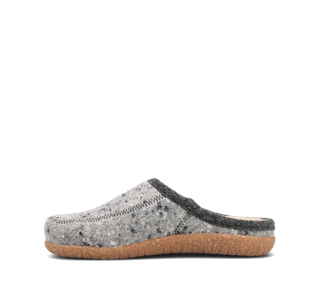 Taos Footwear Women's Wooltastic Grey Speckled Wool Clog 7-7.5 M US