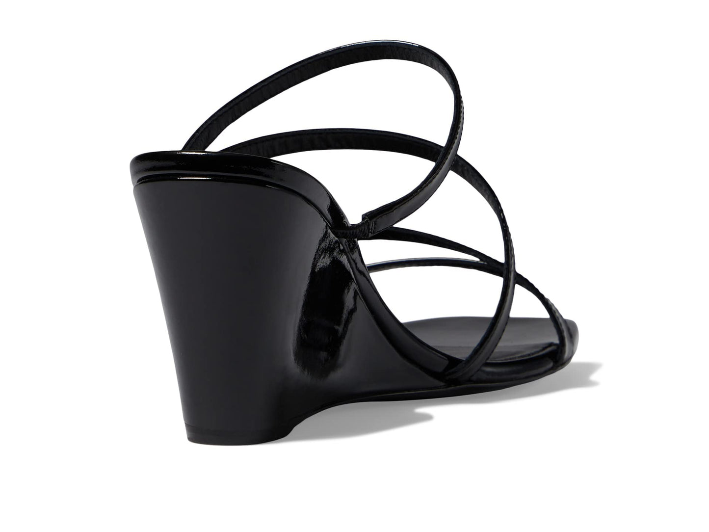 Stuart Weitzman Strapeze 85 Wedge Black 8.5 B
