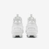 Nike Huarache 9 Elite LAX Lacrosse Cleats (FD0088-101, White/White/Black) Size 6.5