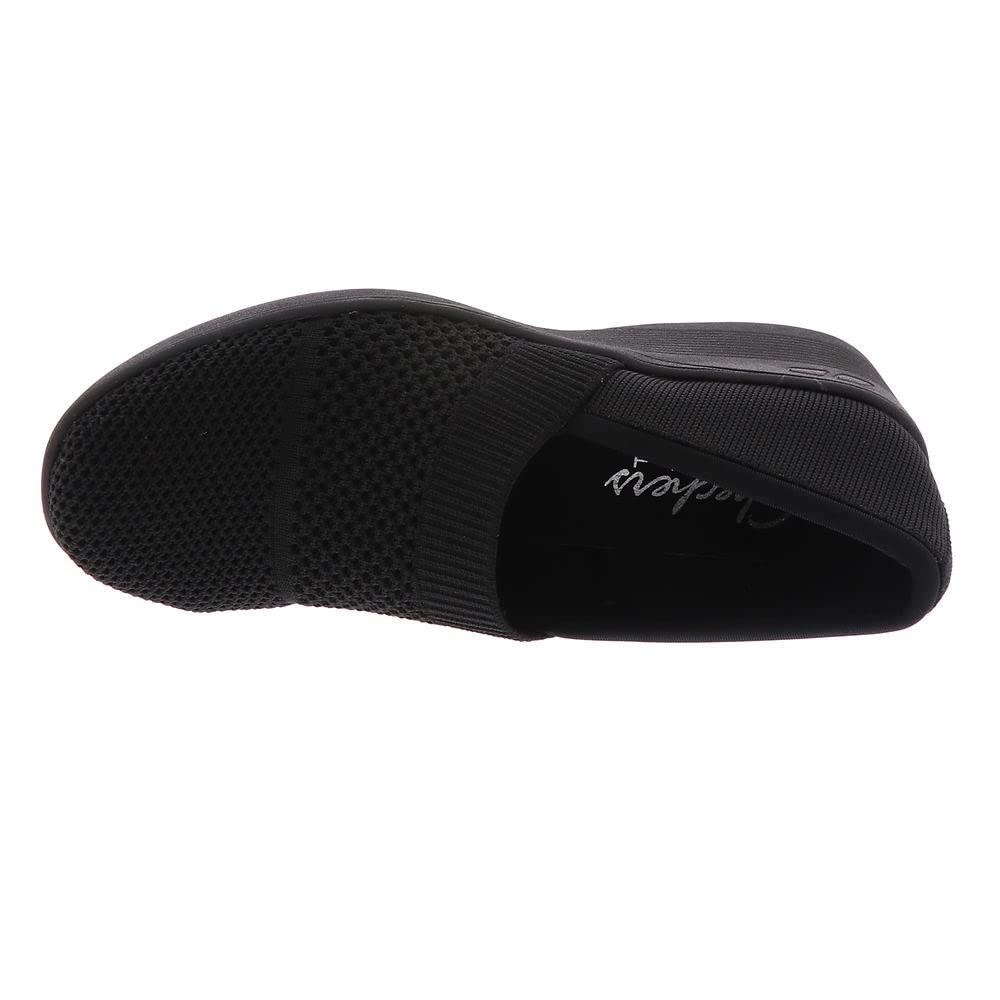 Skechers USA PierLiteWow Factor Womens Slip On 75 BM US BlackBlack
