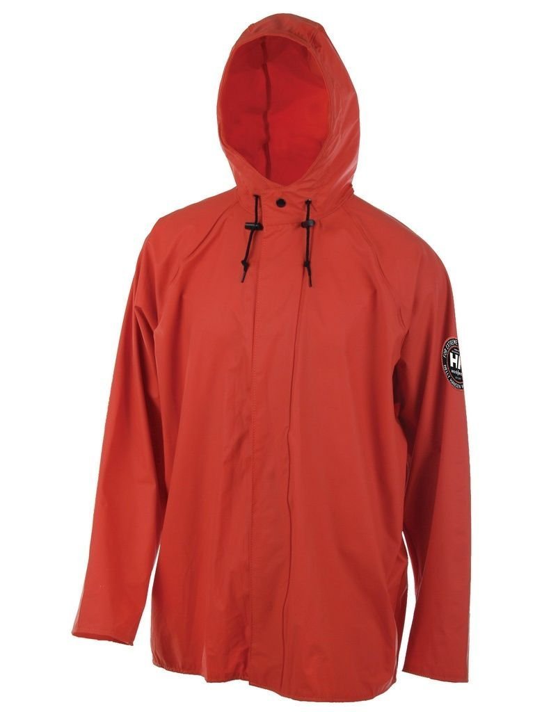 Helly-Hansen Work Jacket Men Abbotsford Nylon PU Coated M Orange 70193