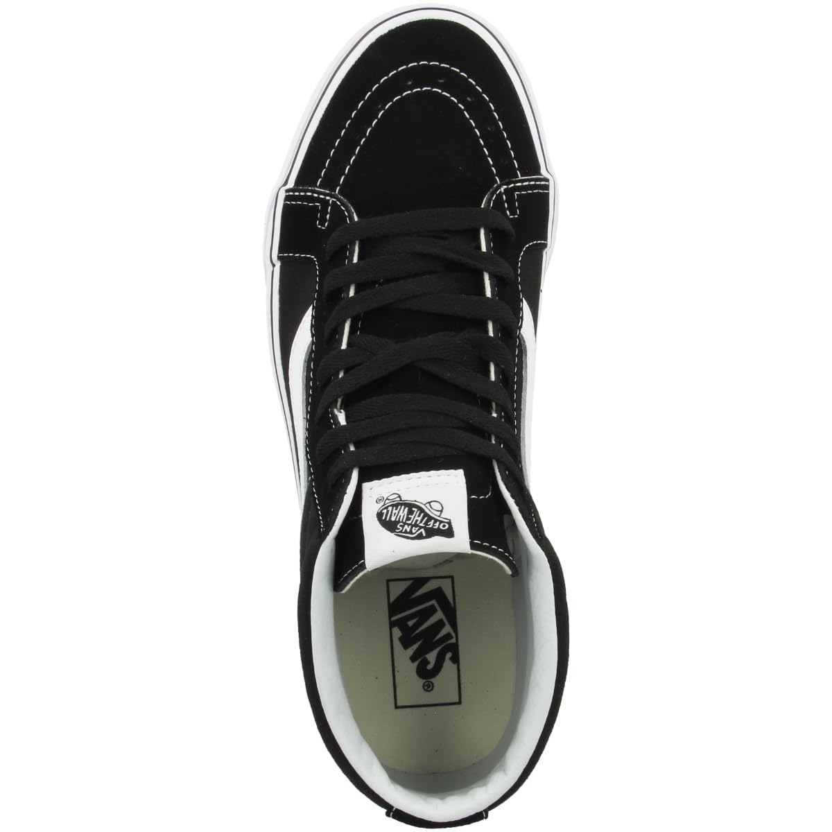 Vans Boy's Sk8-mid ReissueHi-Top Trainers, Black Black True White 6bt, 43