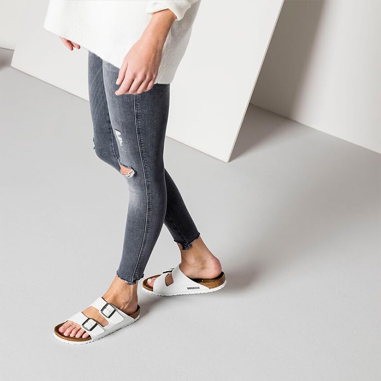 Birkenstock Women's Open Toe Sandals, White, 3.5 UK