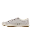 Taos Footwear Women's Moc Star Light Grey Distressed Sneaker 10 (M) US