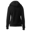 BANAAO Women's Thermal Long Hoodie Zip Up Jacket - Casual Solid Hooded Warm Winter Long Hoodie Coat Pullover Jackets