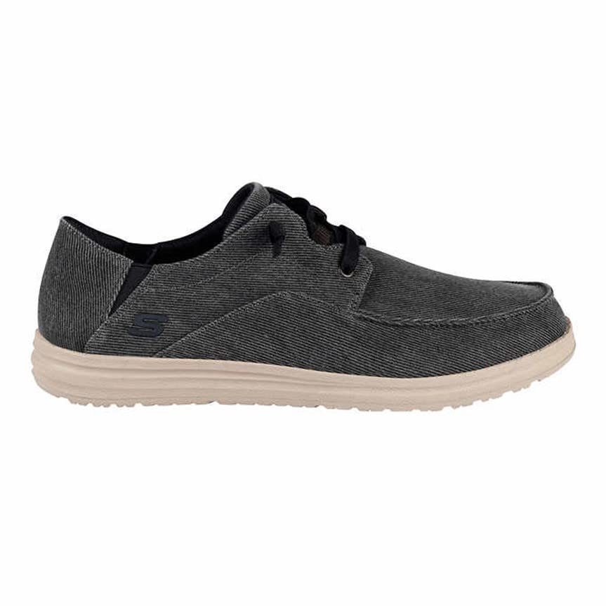 Skechers Men's Memory Foam Ultra Premium Cushion Sneaker, 9, Black Heather