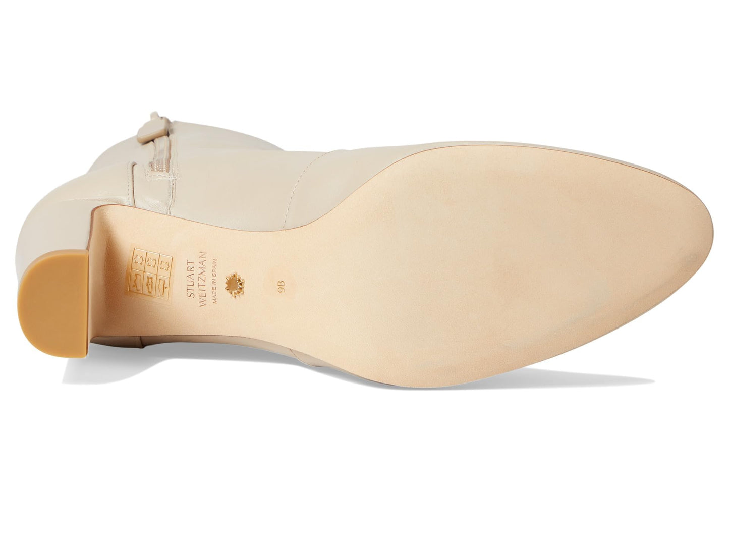 Stuart Weitzman Vida 75 Zip Bootie Dune 5 B