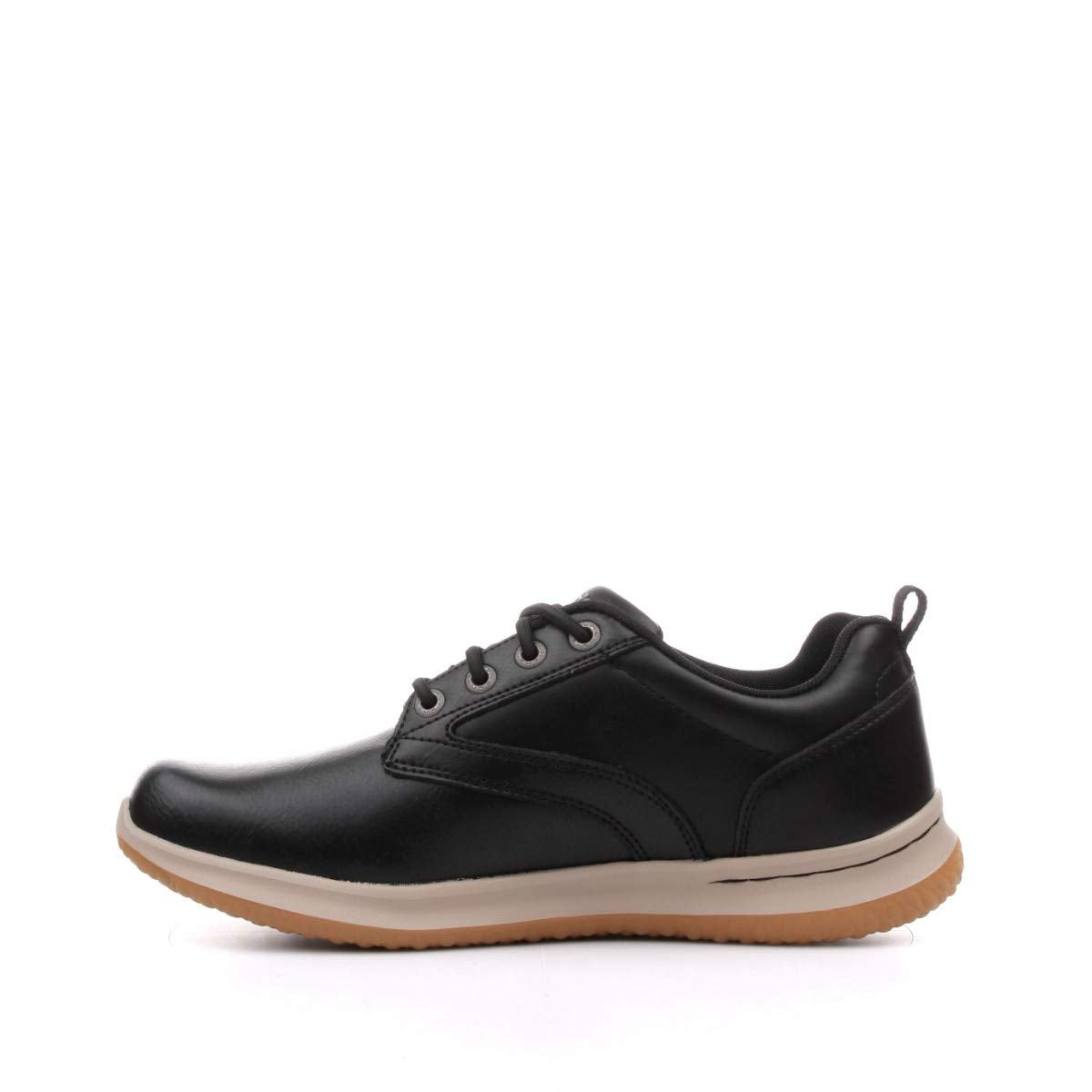 Skechers mens Delson- Antigo Oxford, Black, 10.5 US