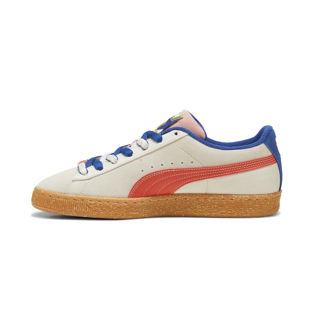 PUMA Mens Suede Podium Lace Up Sneakers Shoes - Off White - Size 12 M