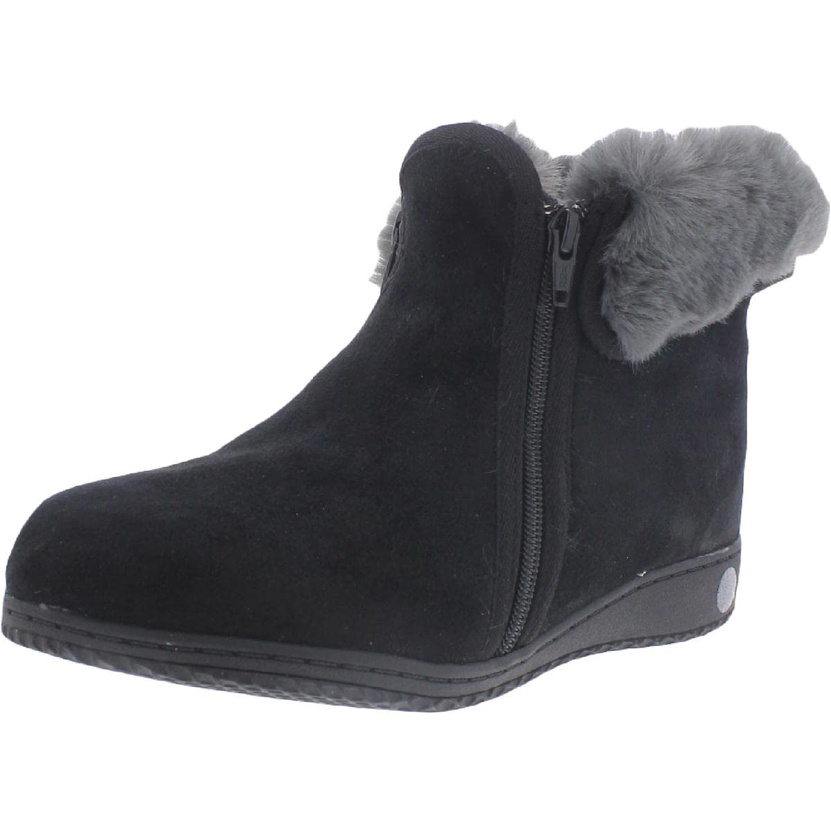 David Tate Cuff Women's Boot 10 C/D US Black-Suede