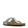 Birkenstock Women's Unisex Adult Flip Flops, Silver, 38 EU Étroit