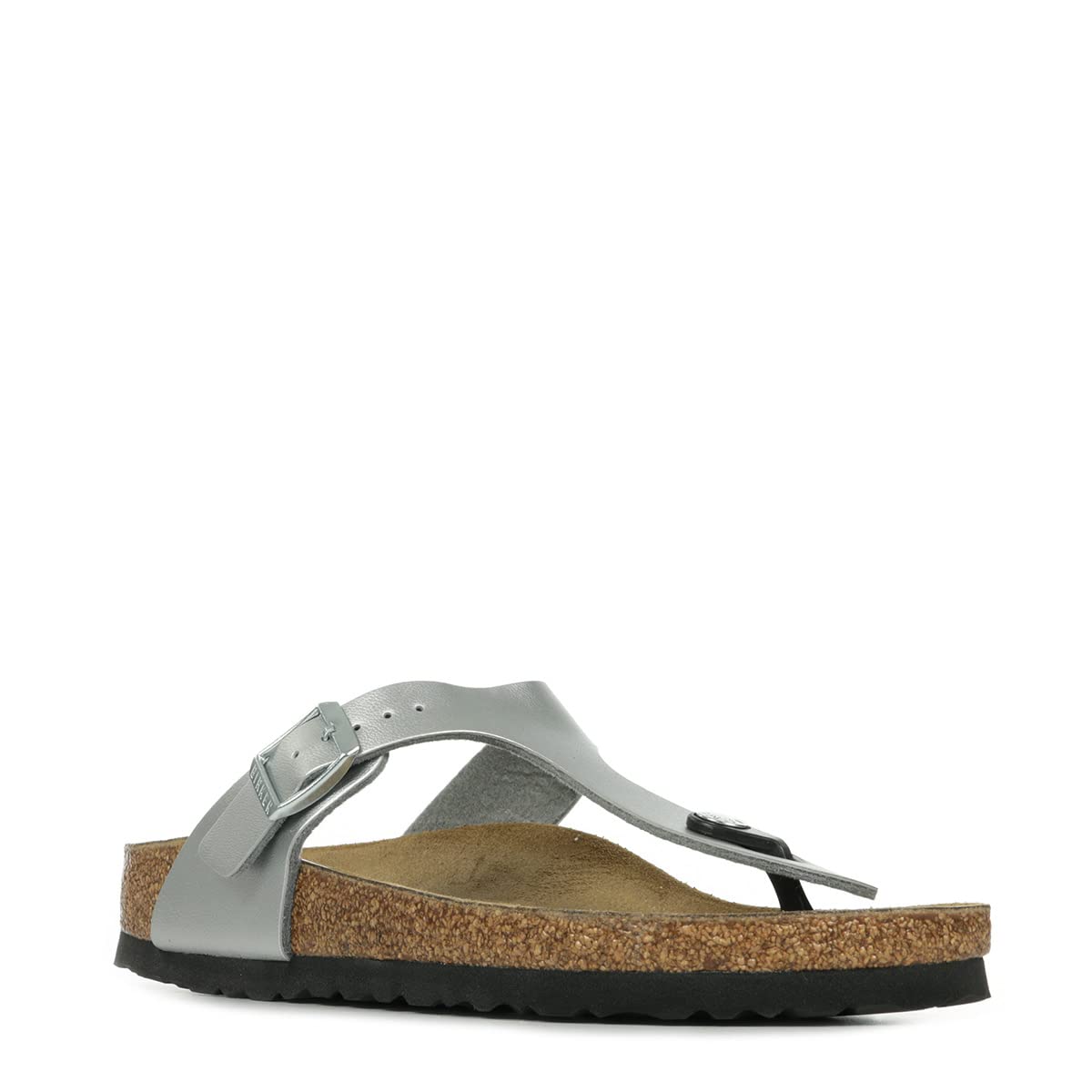 Birkenstock Women's Unisex Adult Flip Flops, Silver, 38 EU Étroit