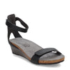 NAOT Footwear Women's Mermaid Wedge Black Raven Lthr 4-4.5 N US