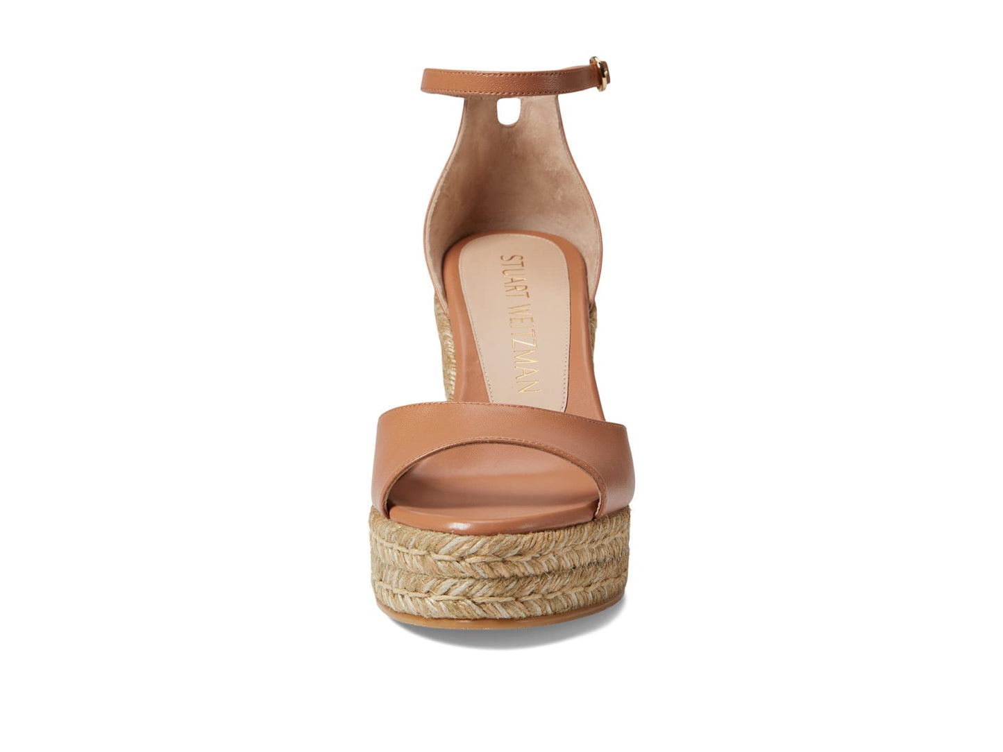 Stuart Weitzman Nudistcurve Espadrille Wedge Tan 1 9 B