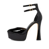 Michael Kors Martina Ankle Strap Black 7 M