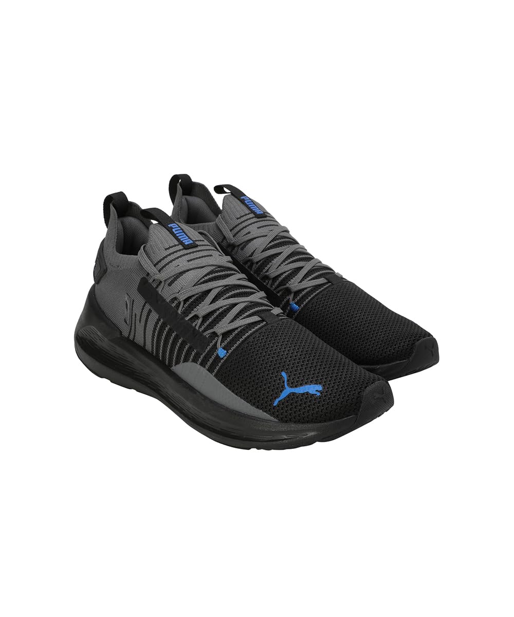 Puma Unisex's Softride Symmetry Fuzion Road Running Shoe, Puma Black Cool Dark Gray Puma Team Royal, 8 us